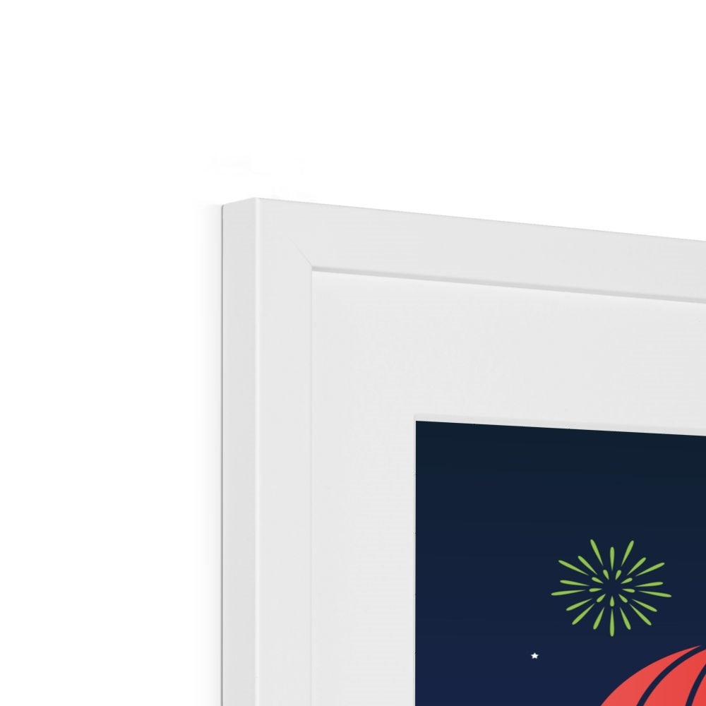 Hong Kong Geometric Framed & Mounted Print