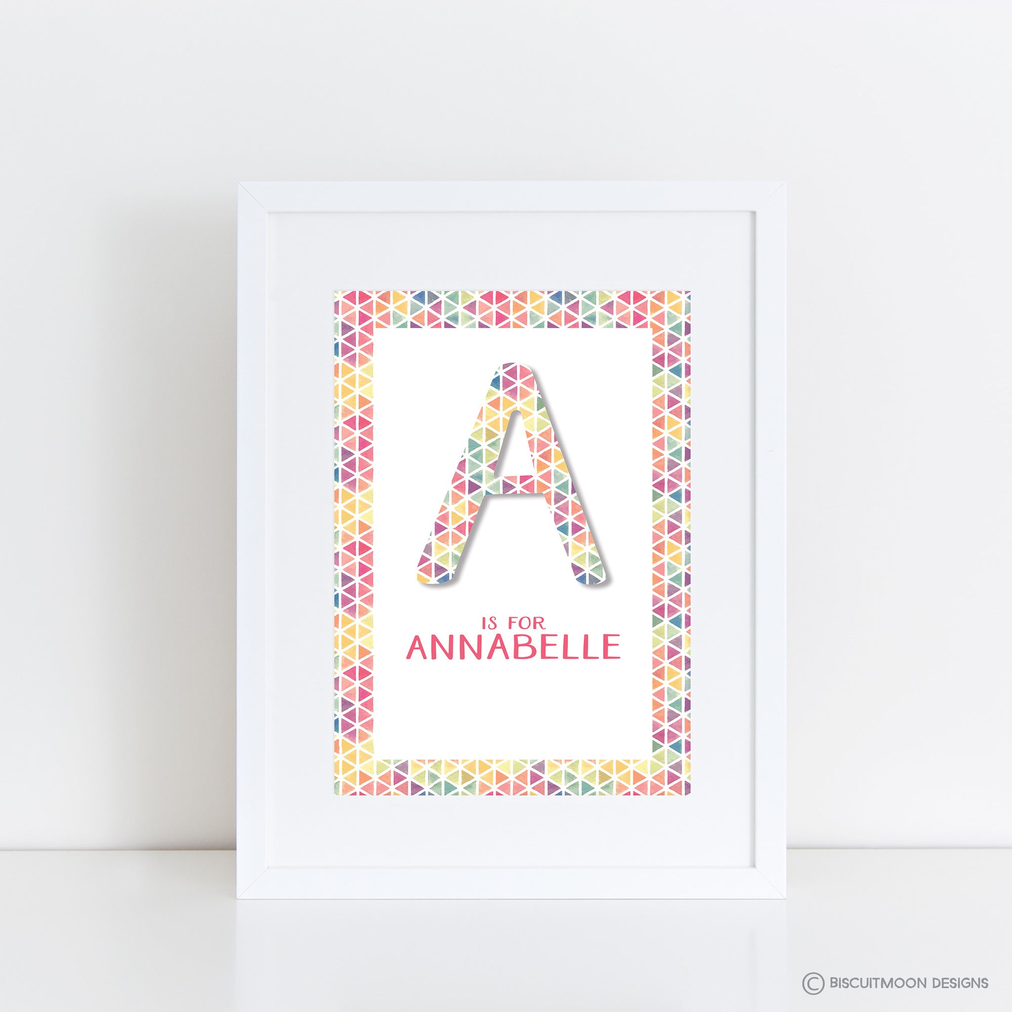 A is for...Kids Name Print