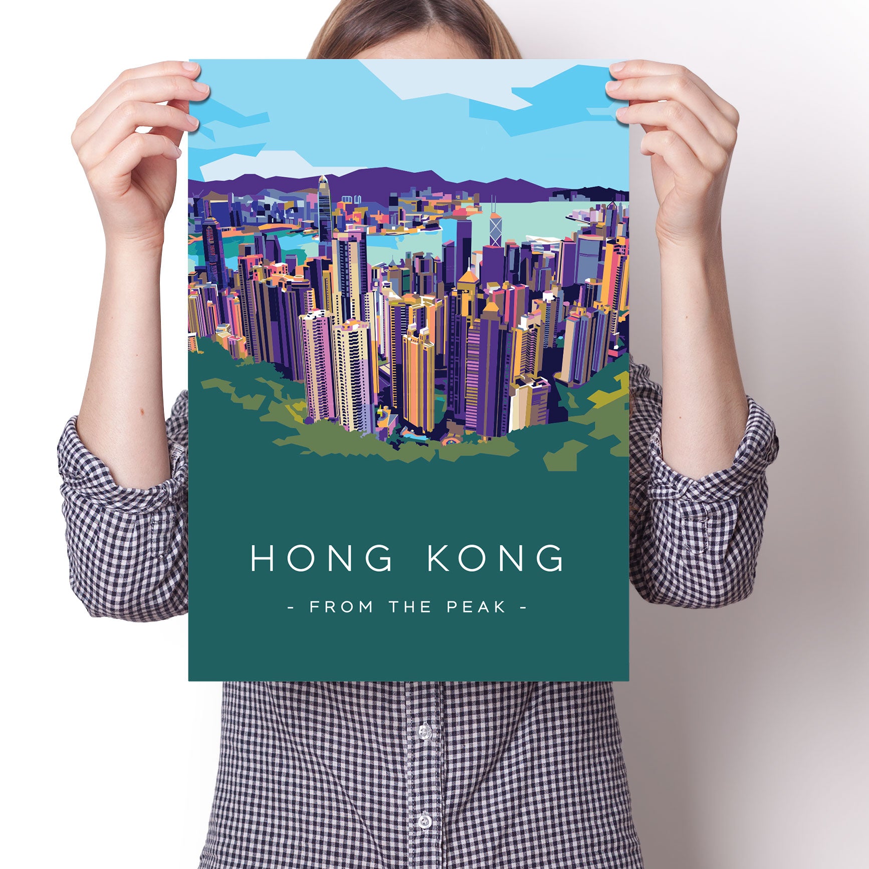 Hong Kong Travel Print - From the Peak