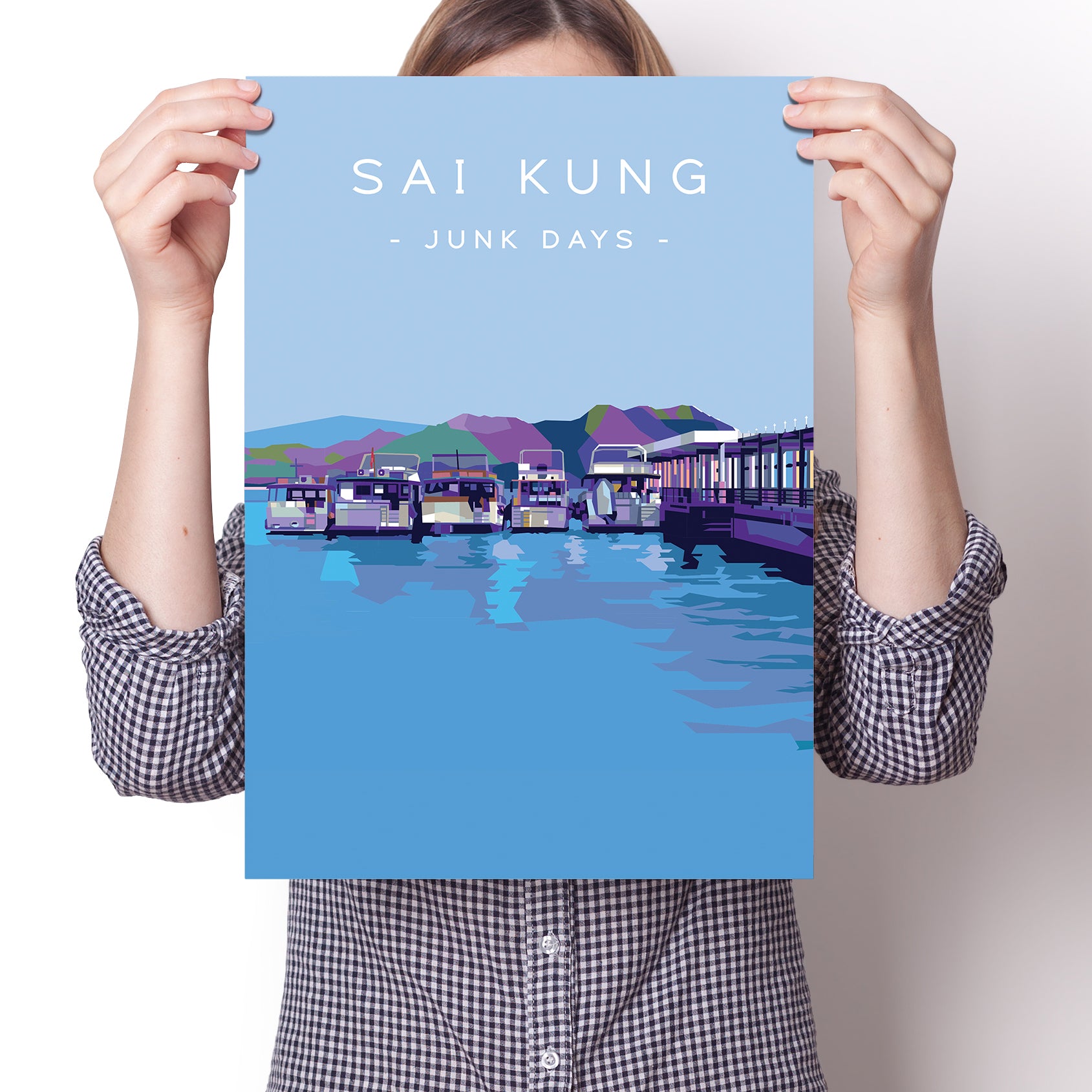 Hong Kong Travel Print - Sai Kung Junk Days