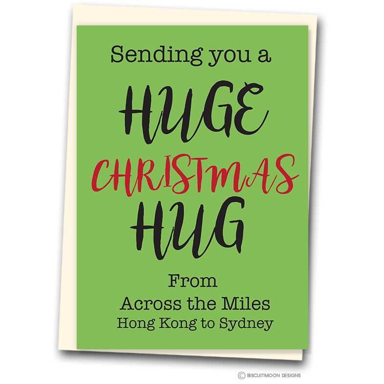 A4 Huge Christmas Hug (Green)