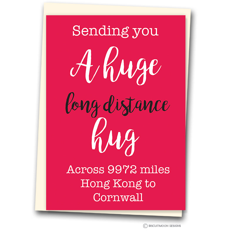 A4 Huge Long Distance Hug (Red)