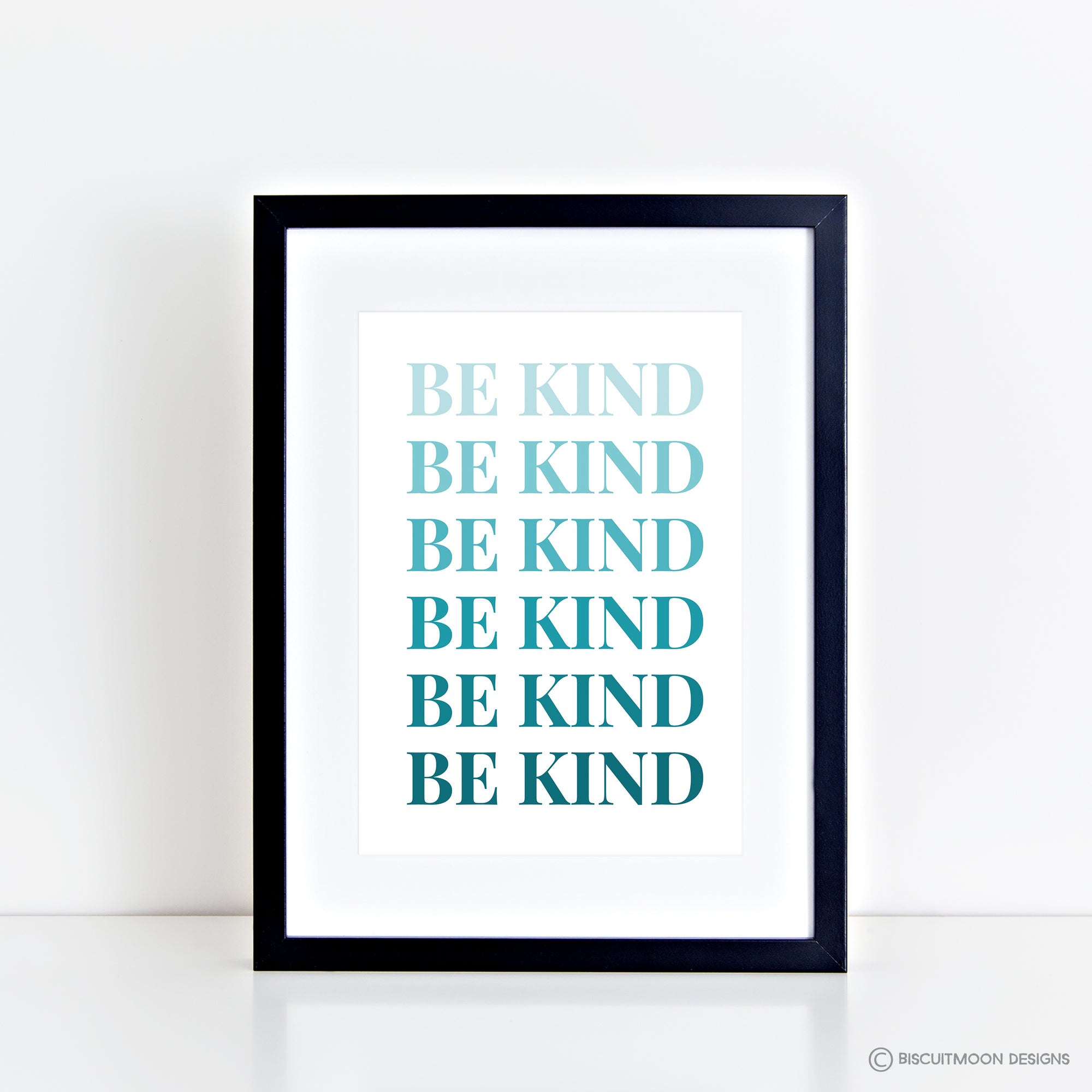 Be Kind Gradient Print
