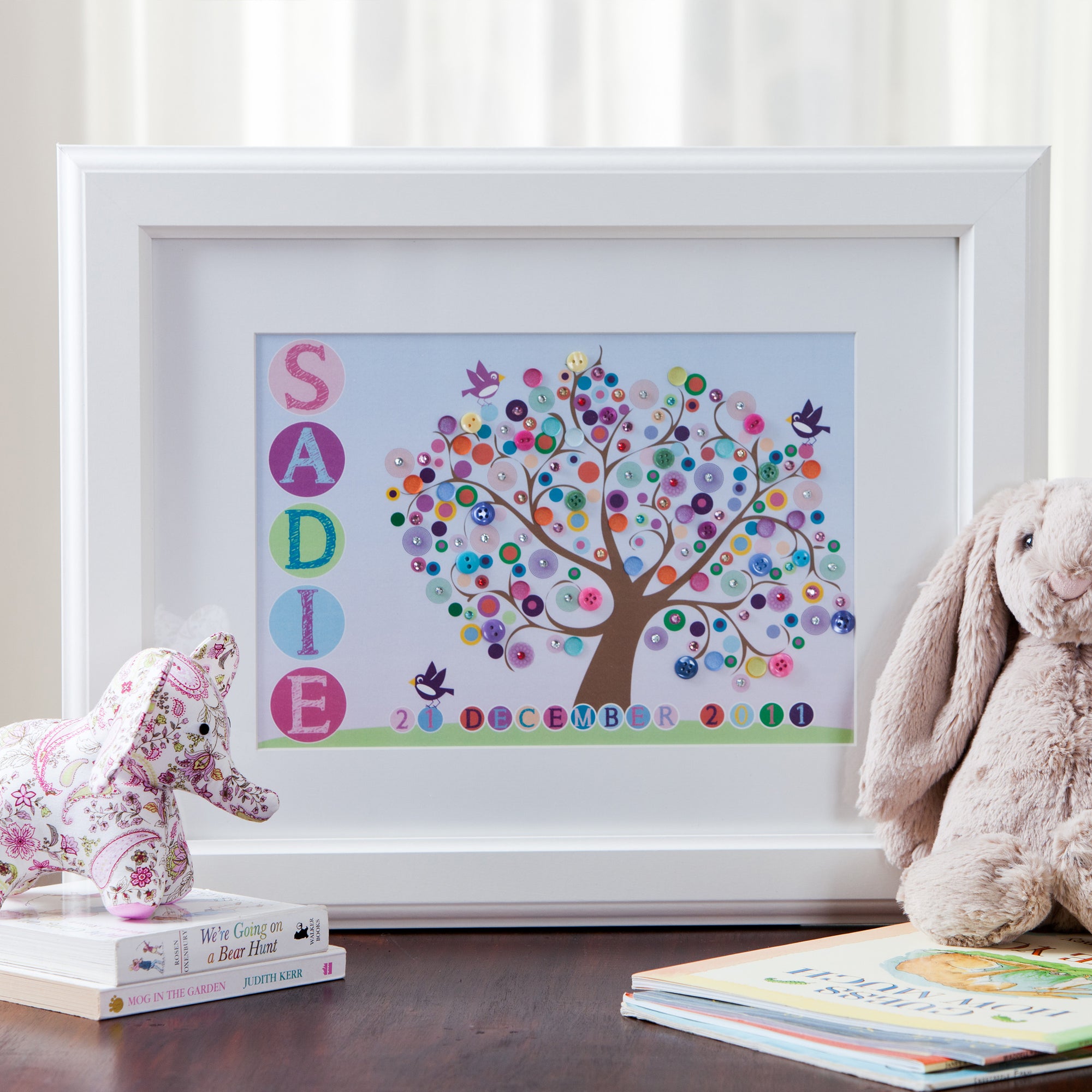 Happy Tree Name Print