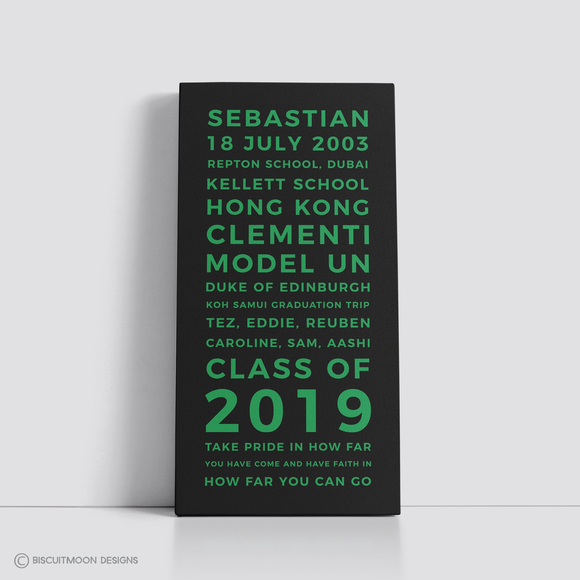 Graduation Canvas