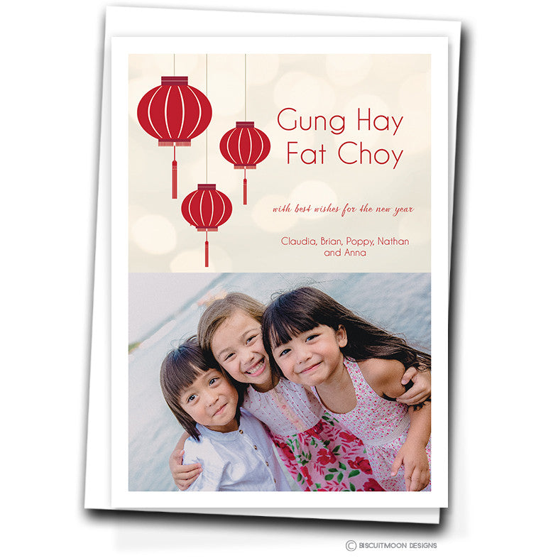 Red Lanterns - Chinese New Year Cards