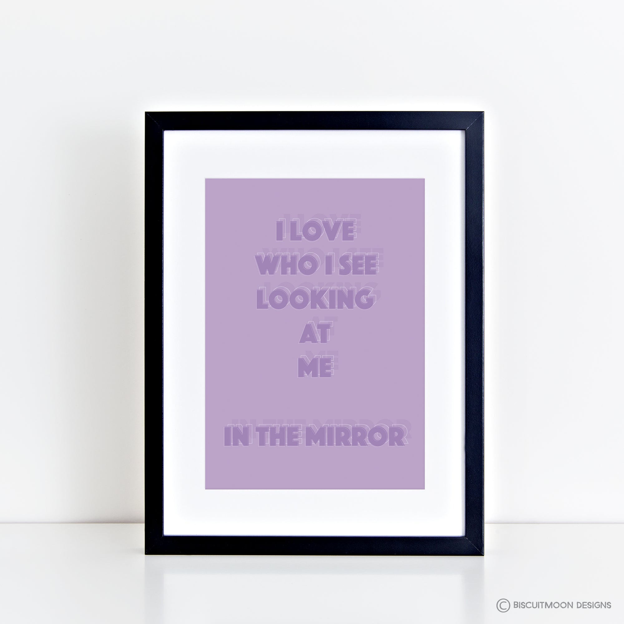 Looking in the Mirror Print