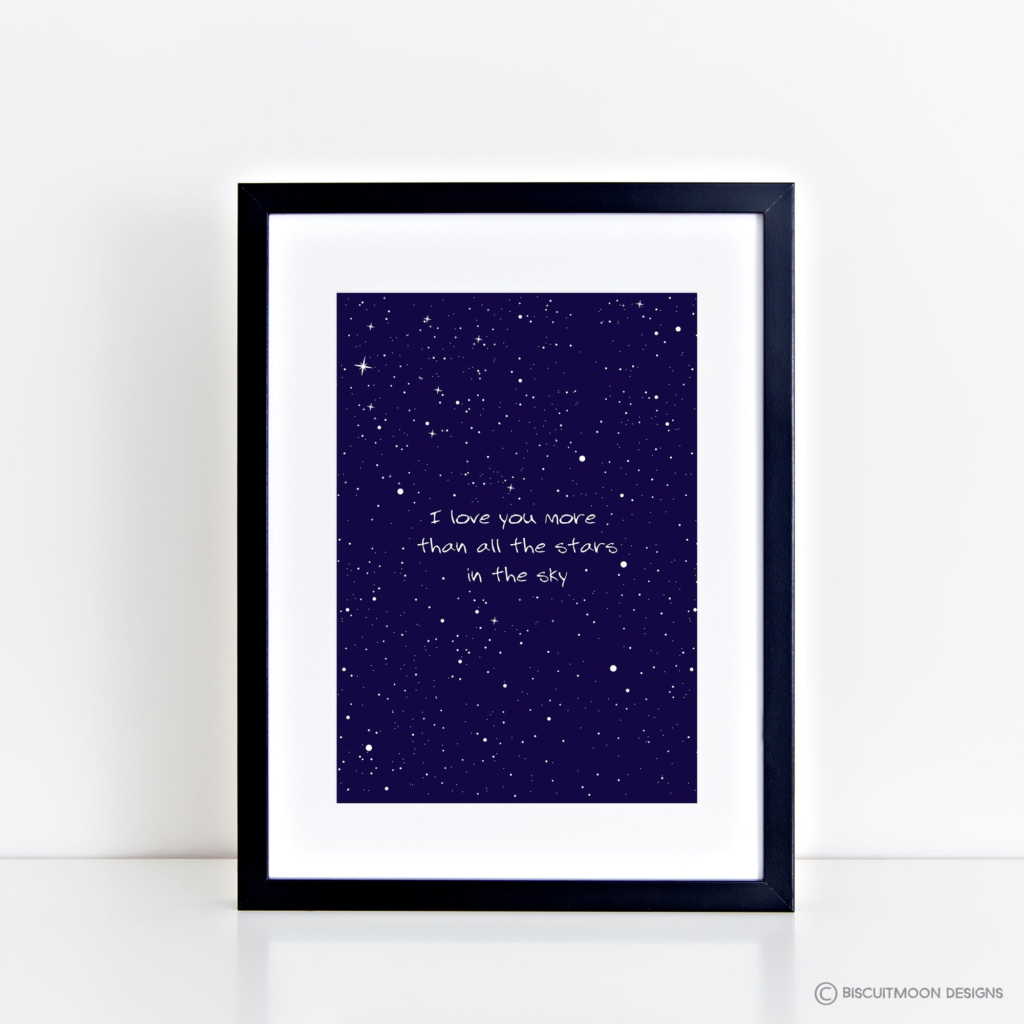 I Love You More Than All The Stars in The Sky Print