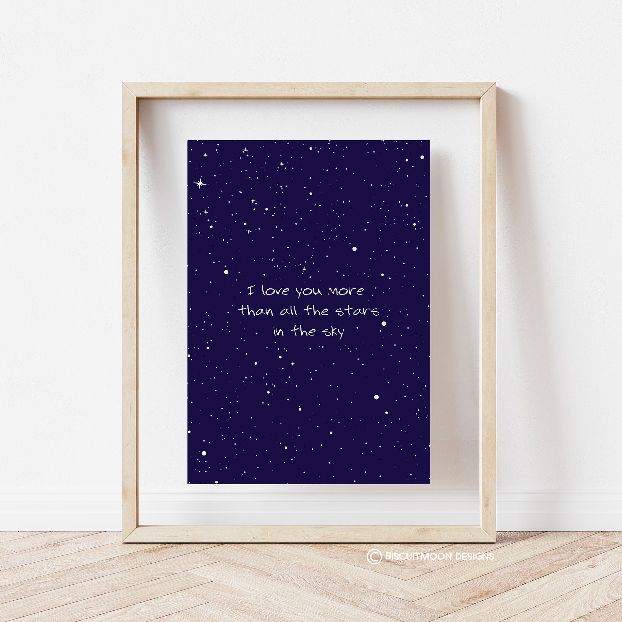 I Love You More Than All The Stars in The Sky Print