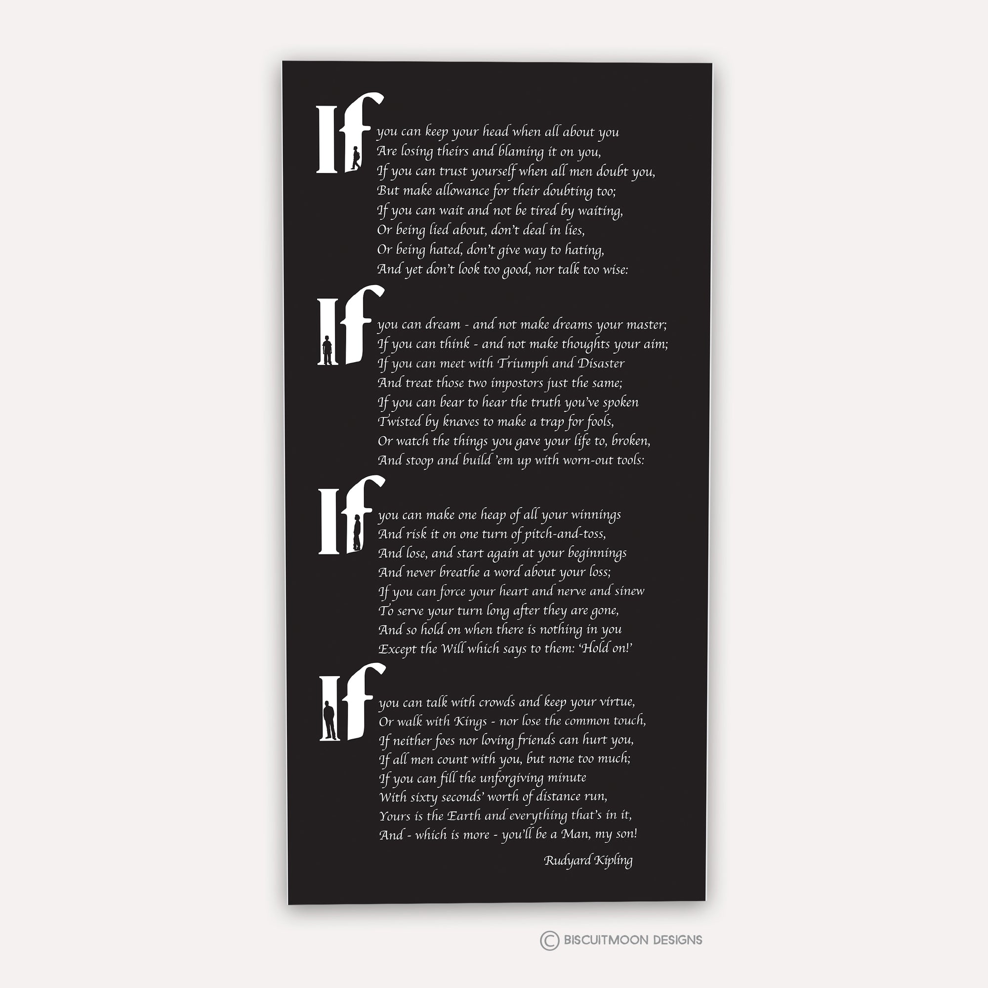 Rudyard Kipling's "If" Canvas