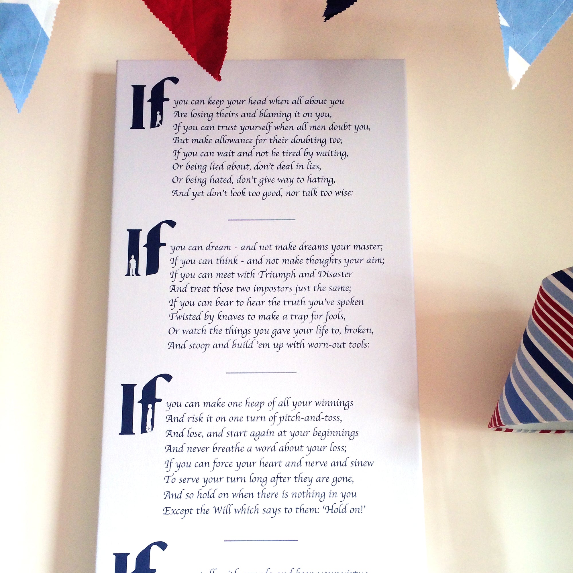 Rudyard Kipling's "If" Canvas