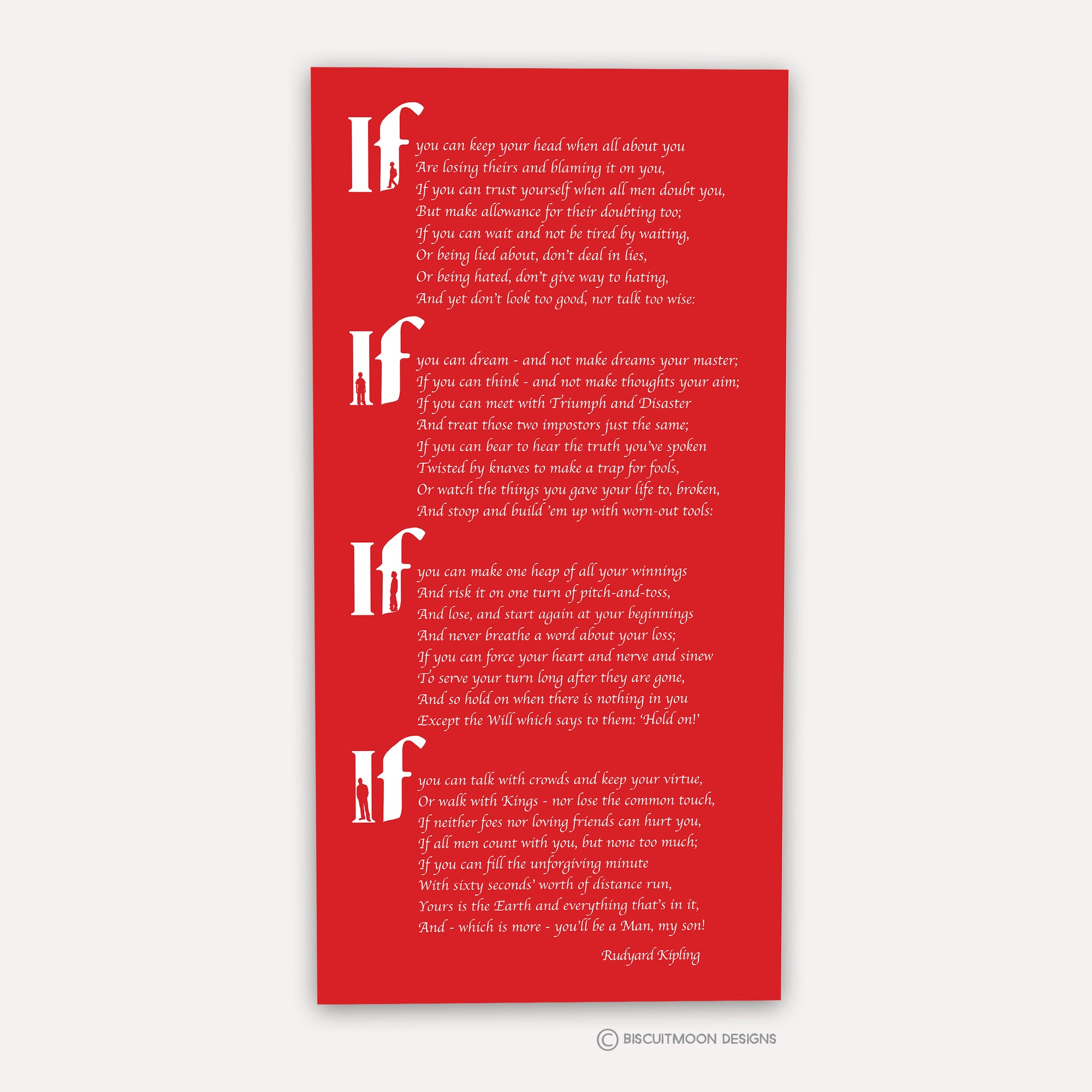 Rudyard Kipling's "If" Canvas