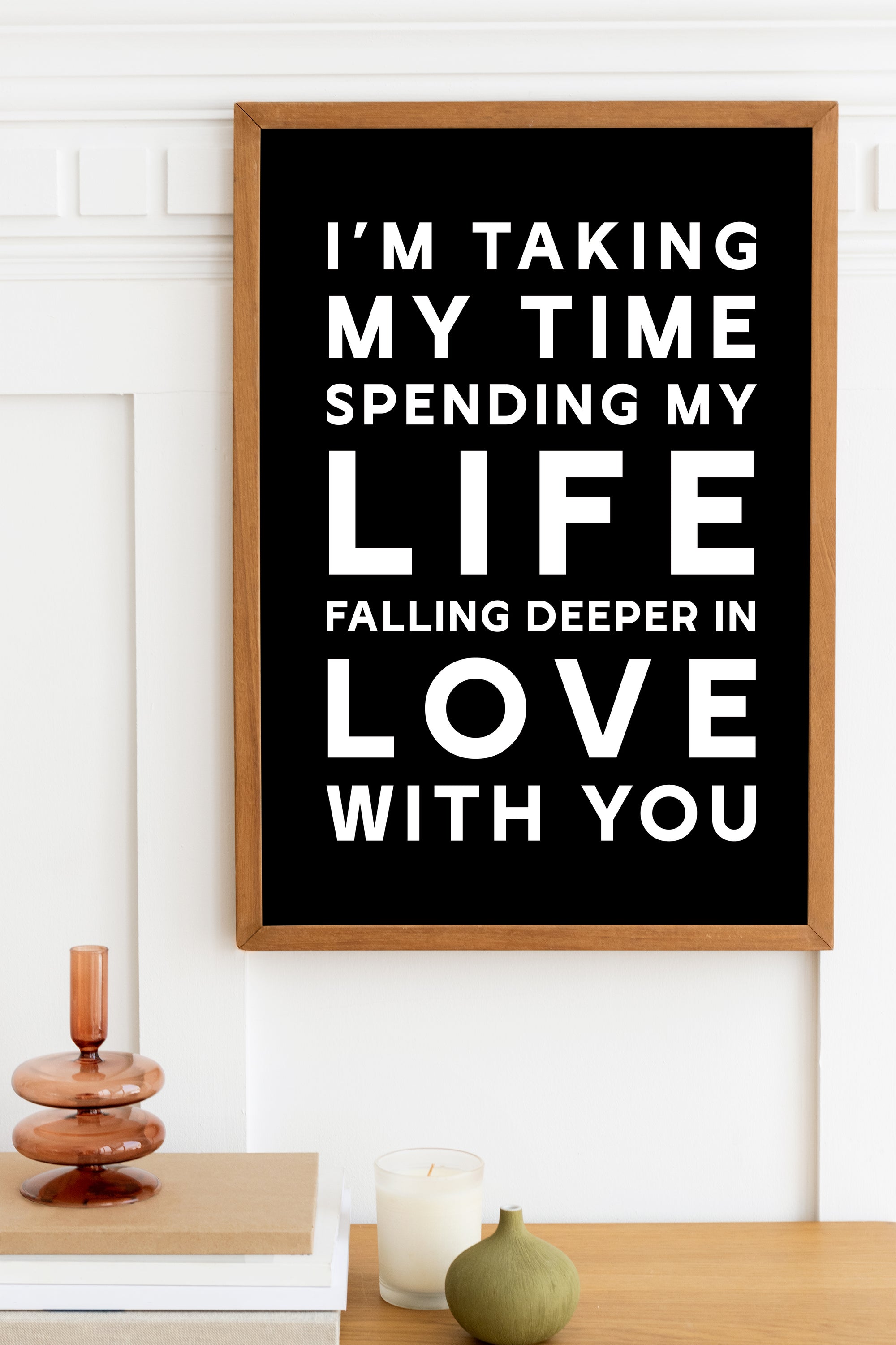 I'm Taking My Time Falling Deeper in Love Ed Sheeran Lyrics Print