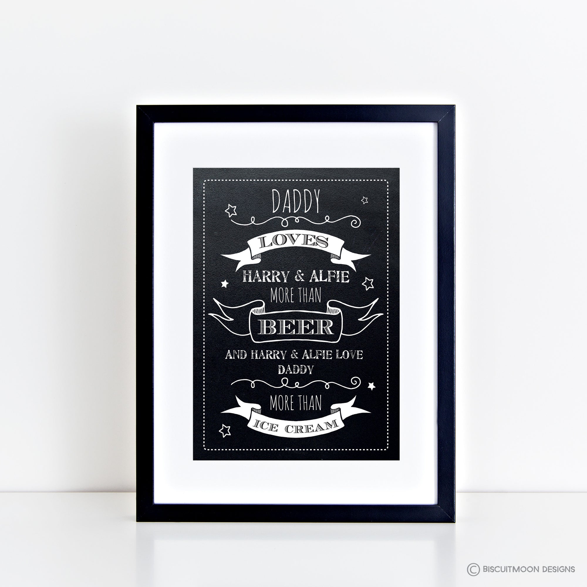More Than Beer Father's Day Print