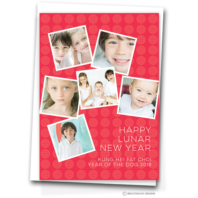 Scattered Squares - Chinese New Year Cards