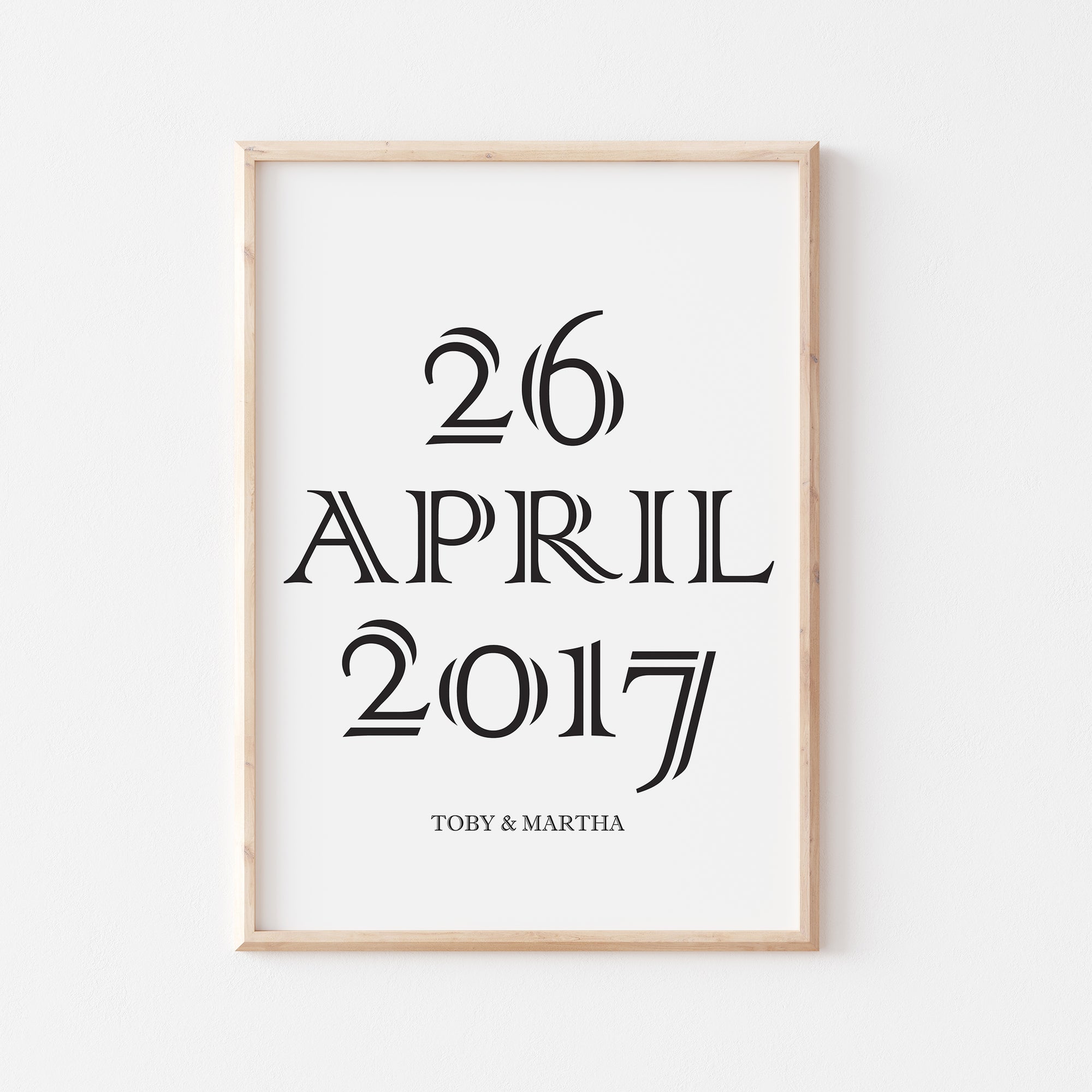 Significant Date Print