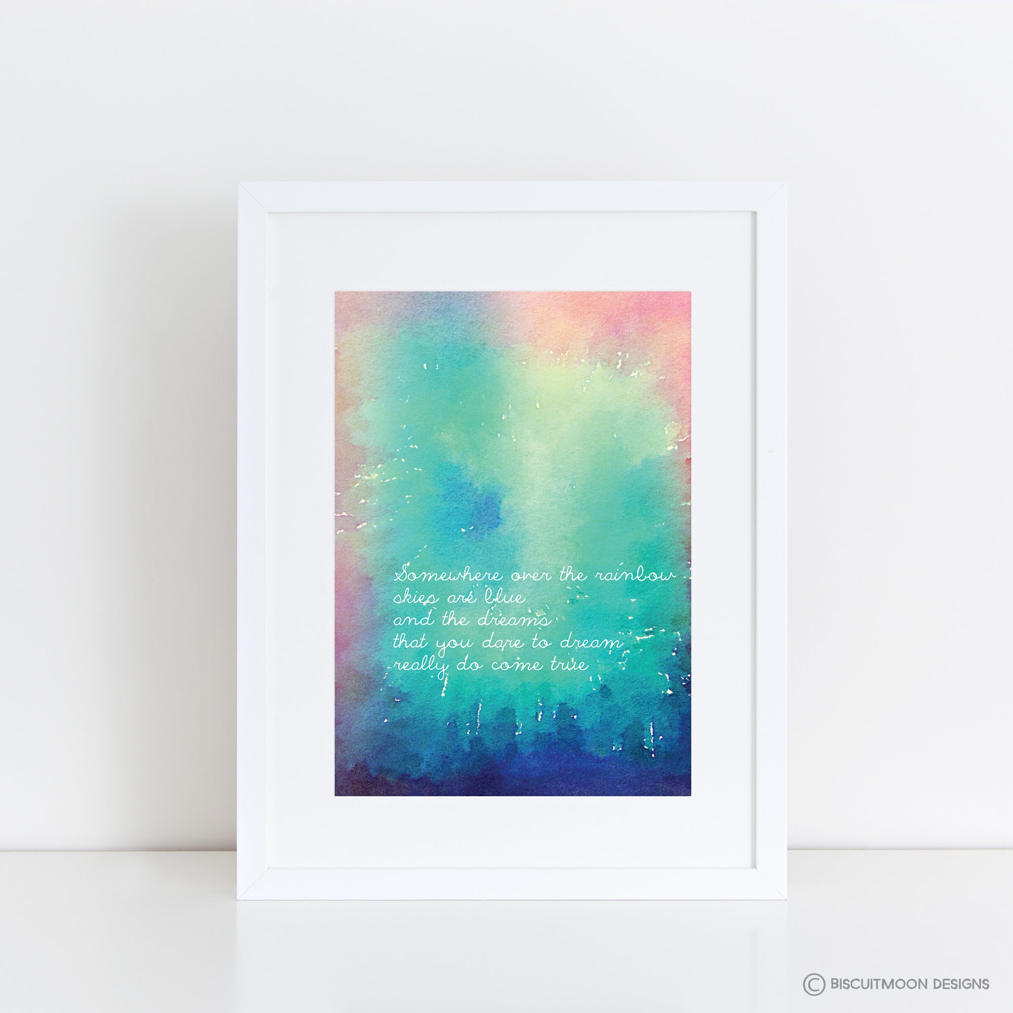 Somewhere Over the Rainbow Print