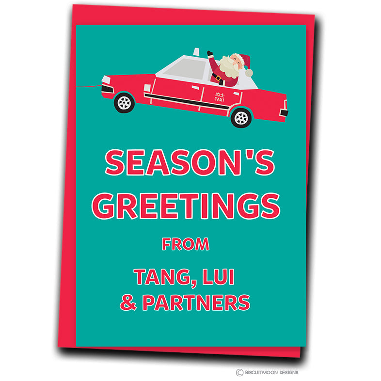 Taxi Corporate Christmas Cards