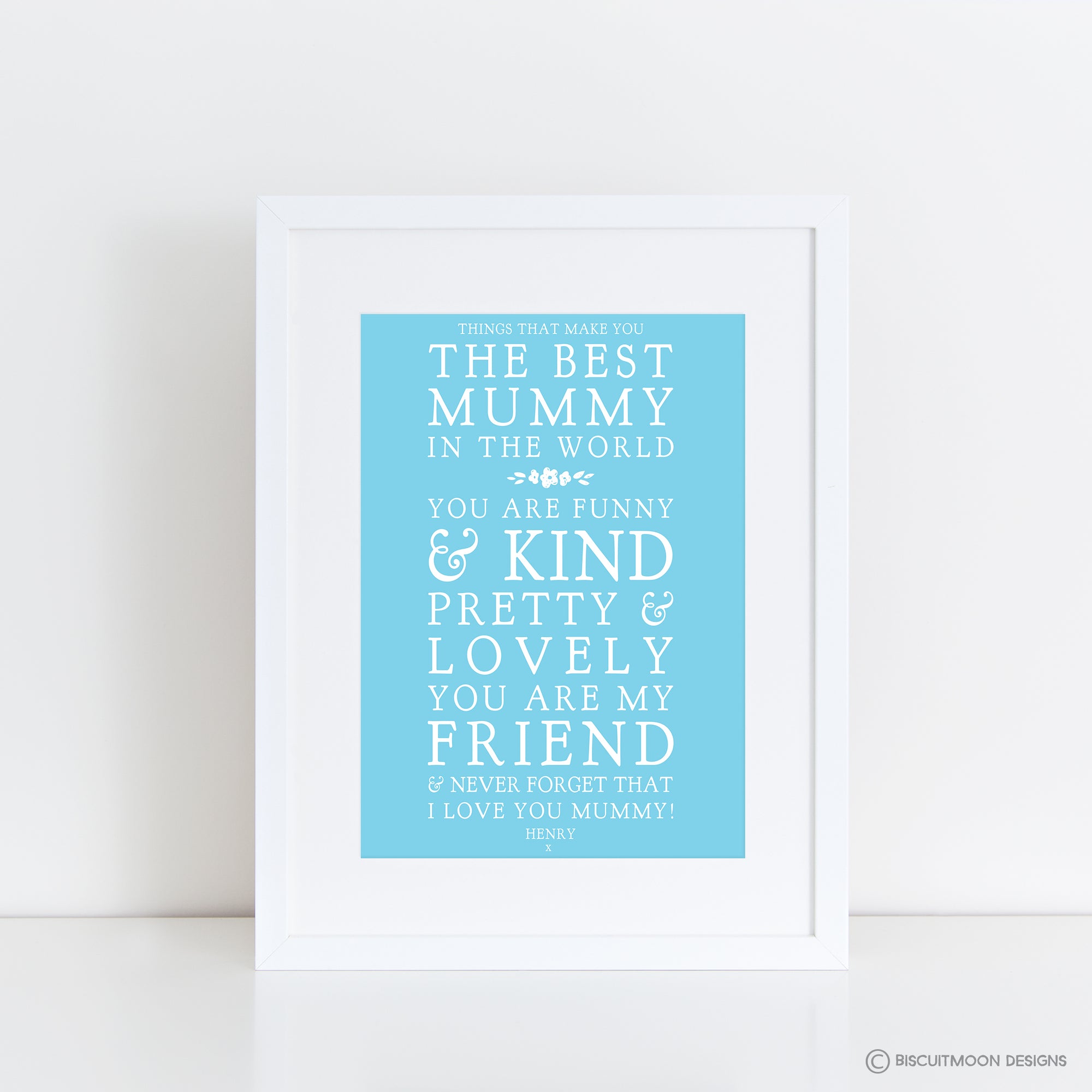 Things That Make You The Best Mummy/Mum/Mom Print