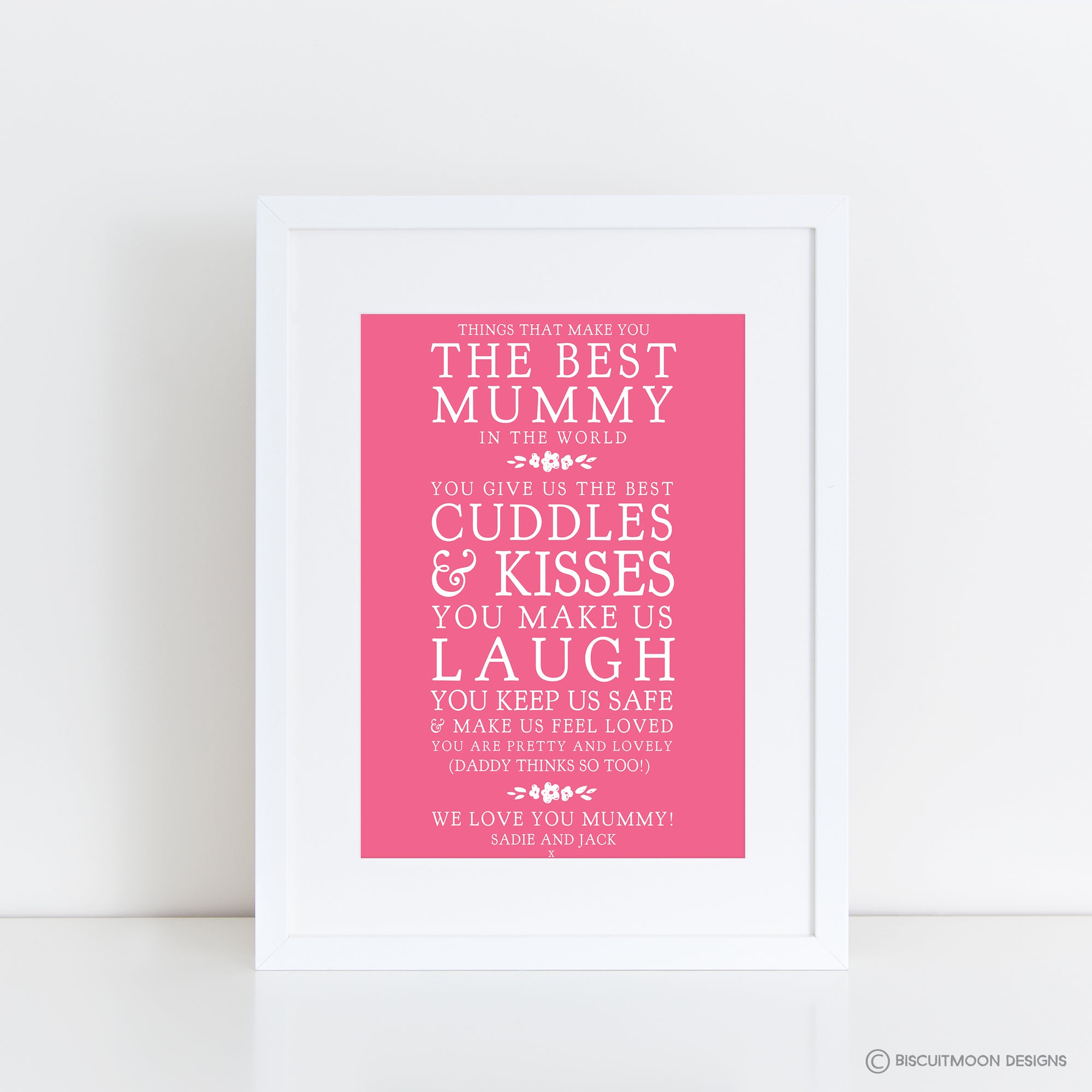 Things That Make You The Best Mummy/Mum/Mom Print