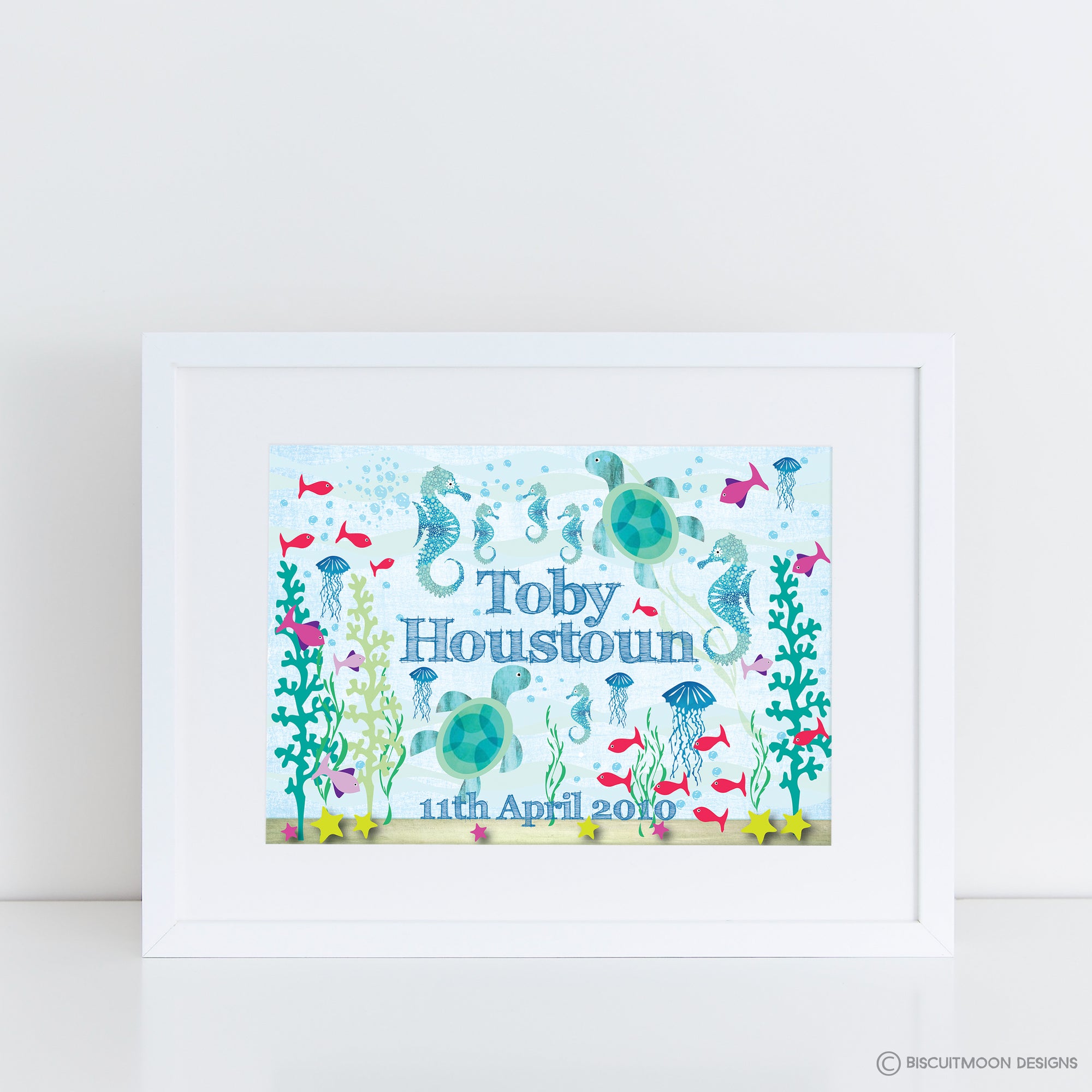 Under the Sea Name Print