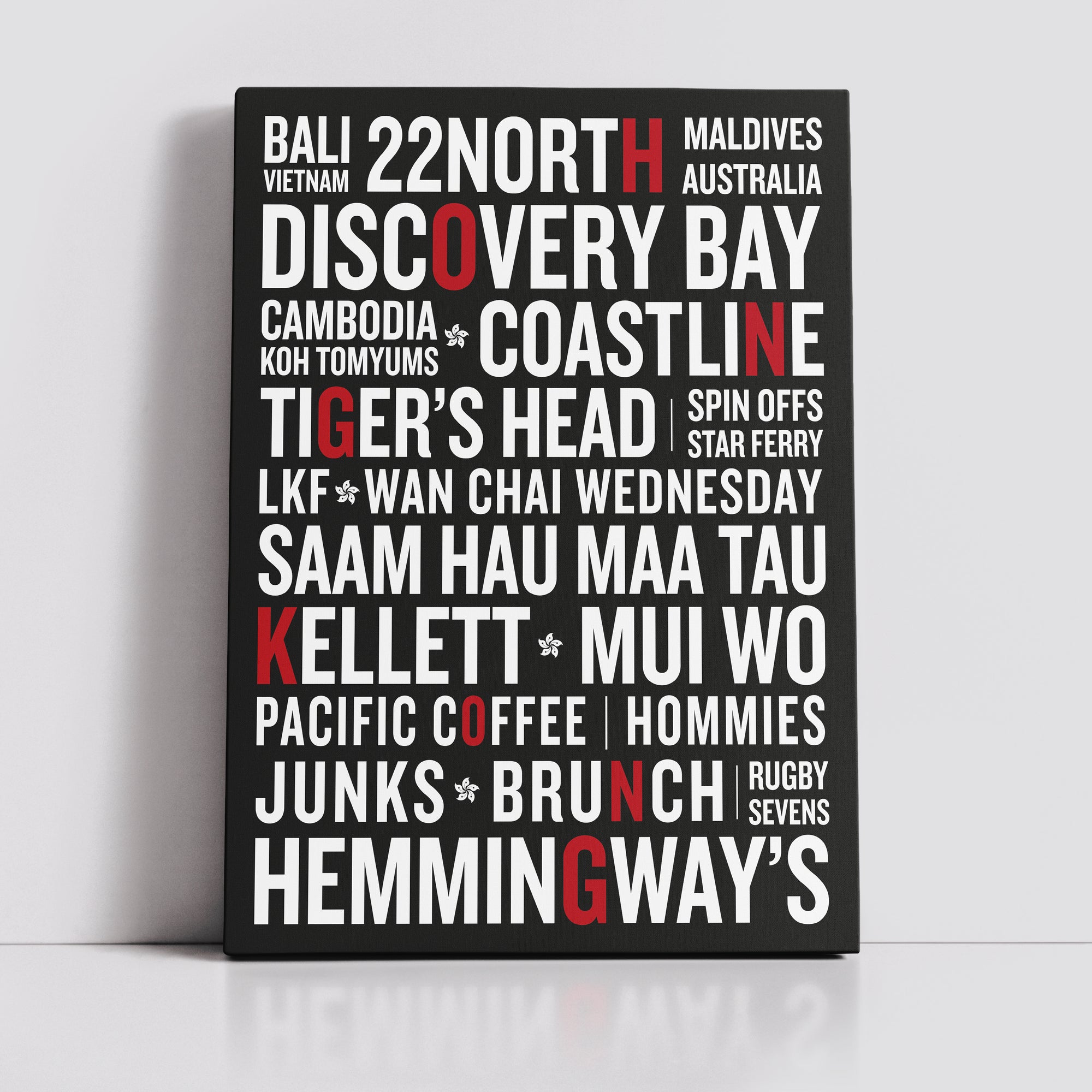 Hong Kong Word Search Canvas