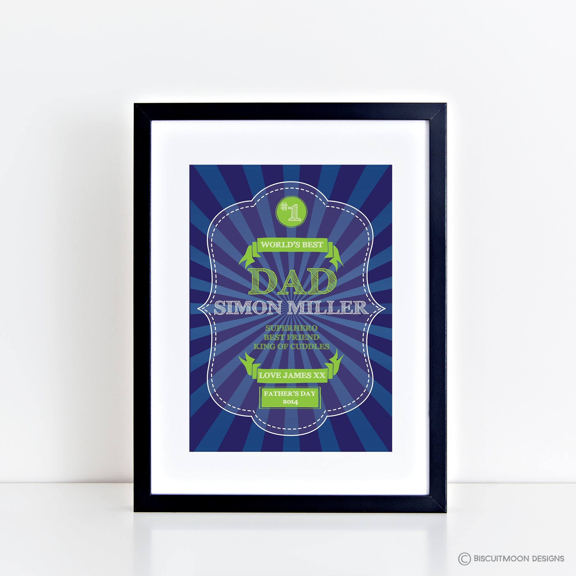 World's Best Dad - Father's Day Print