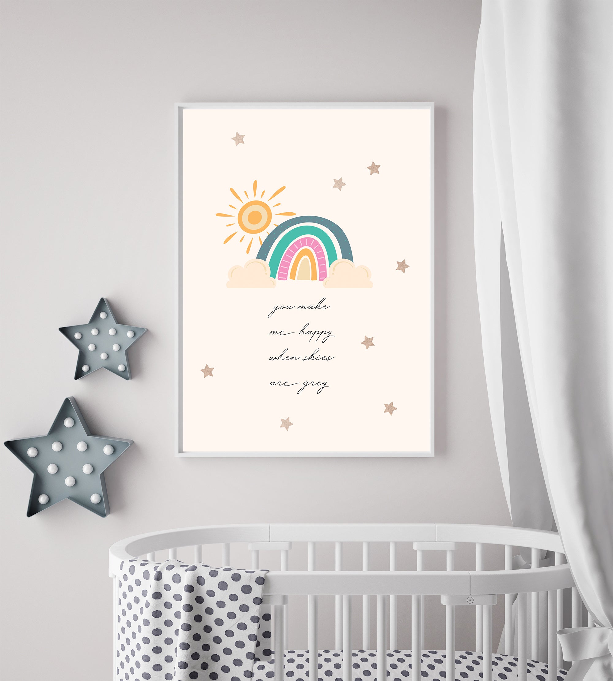 You Make Me Happy When Skies are Grey Print