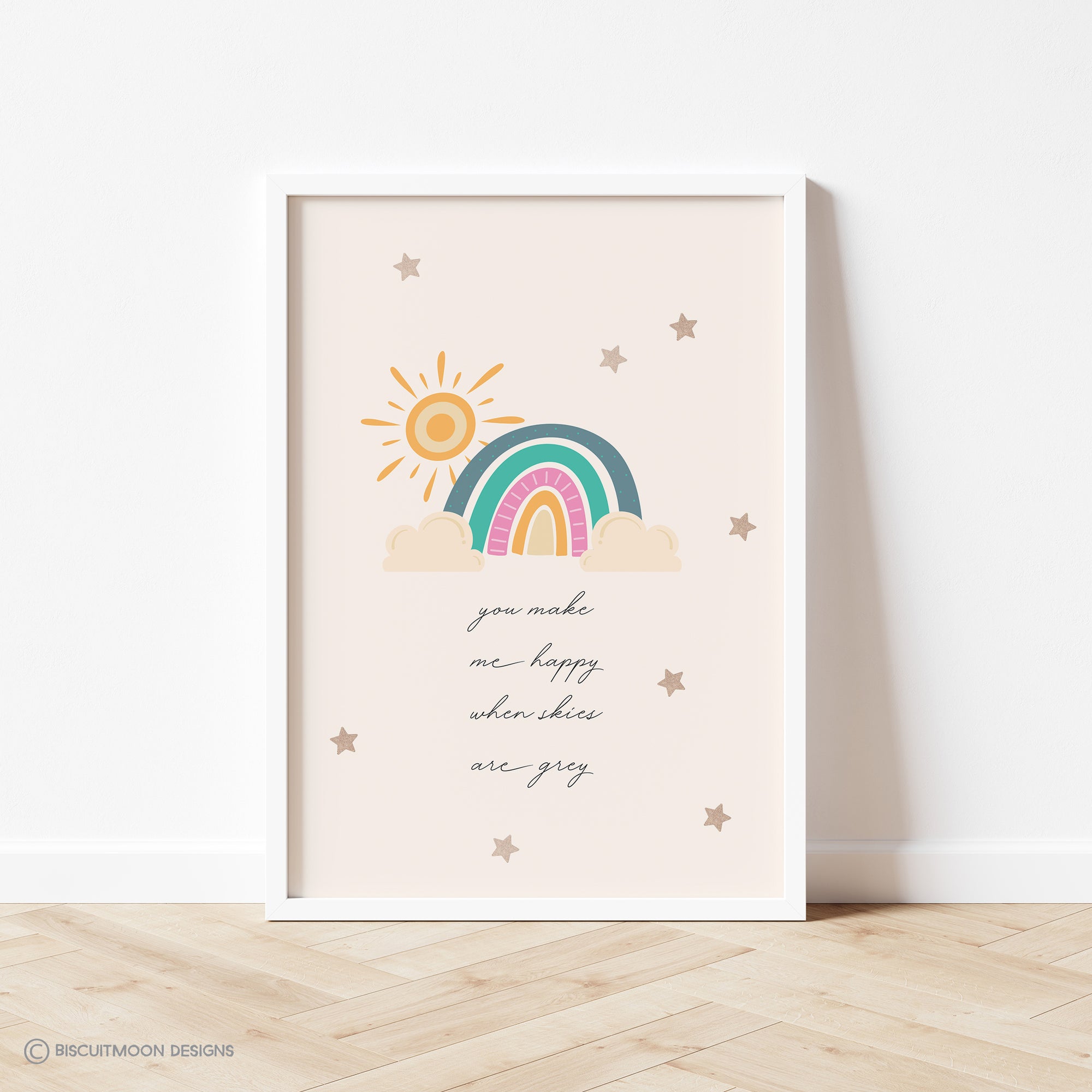 You Make Me Happy When Skies are Grey Print