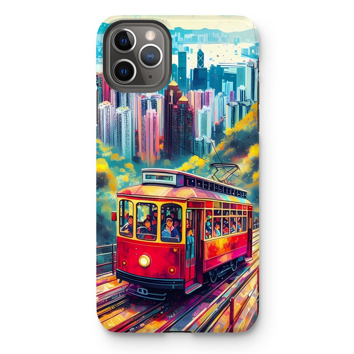HK Rainbow Series - Peak Tram Tough Phone Case