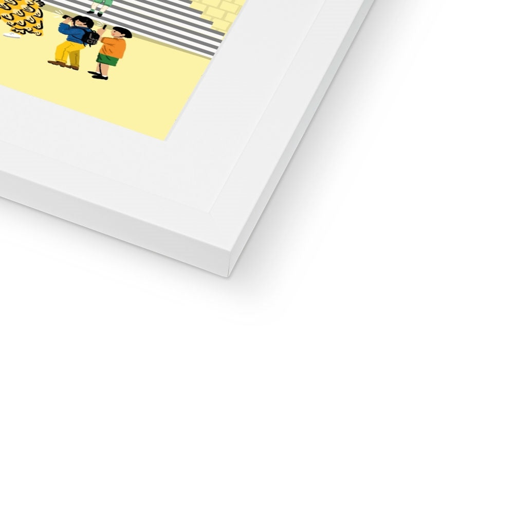 Fantasy Cityscapes - Hong Kong Lion Dance Framed & Mounted Print