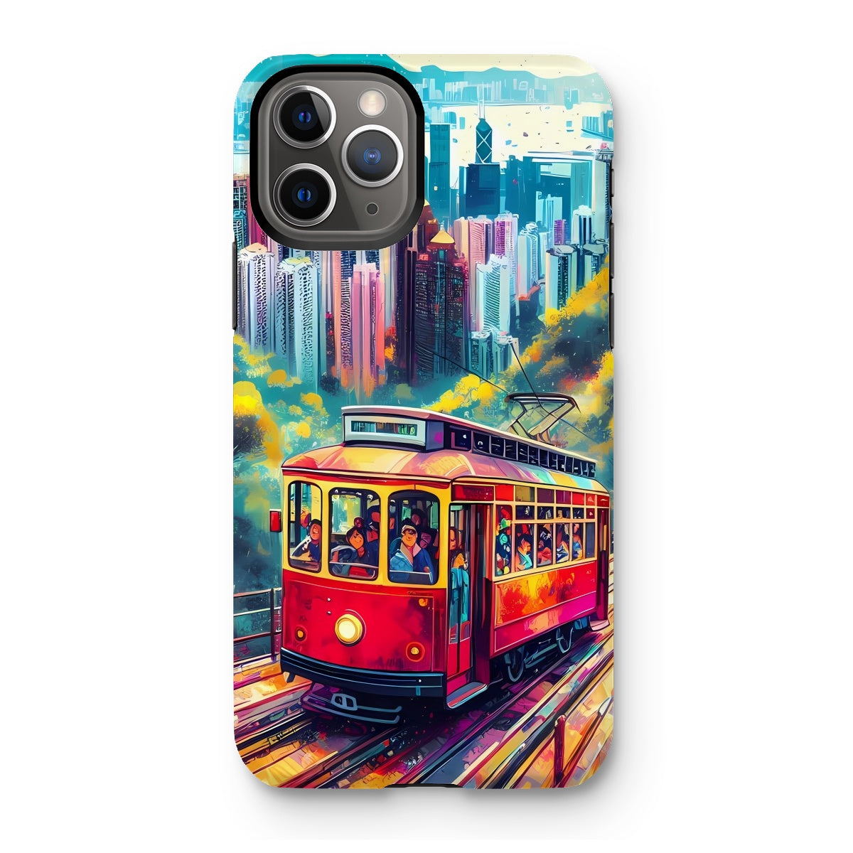 HK Rainbow Series - Peak Tram Tough Phone Case