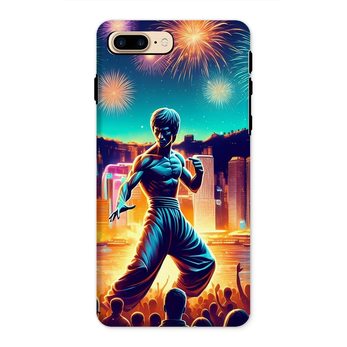 HK Rainbow Series Bruce Lee Tough Phone Case