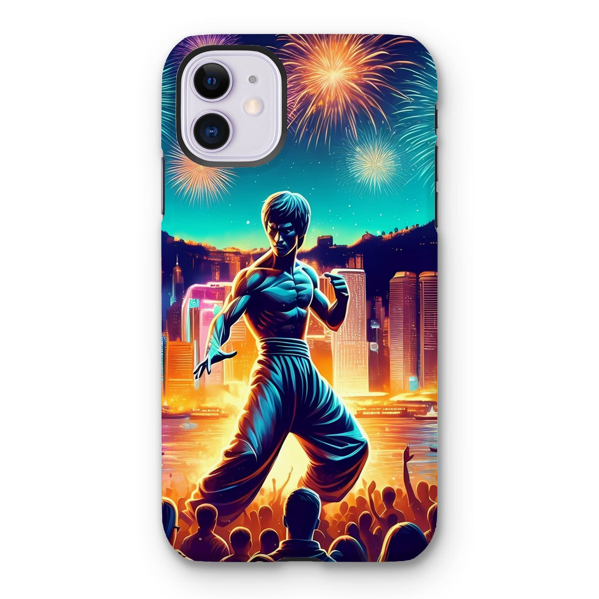 HK Rainbow Series Bruce Lee Tough Phone Case