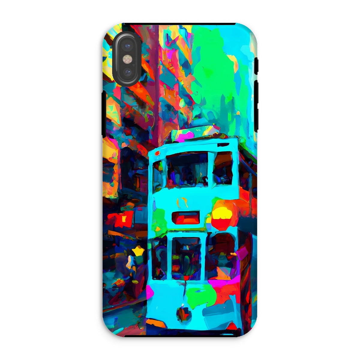 Hong Kong Impressions - Tram Tough Phone Case
