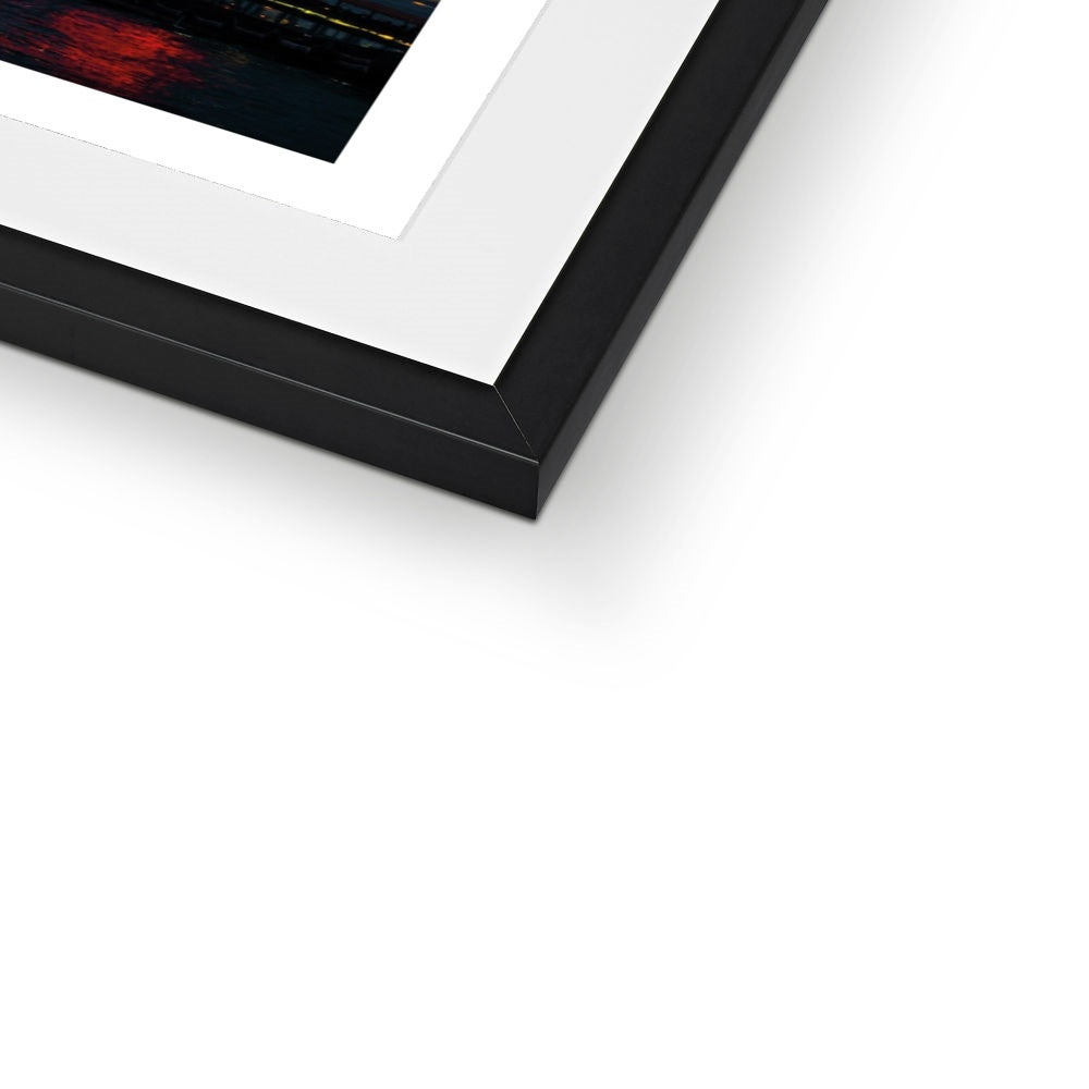 Hong Kong Photo Red Neon  Framed & Mounted Print