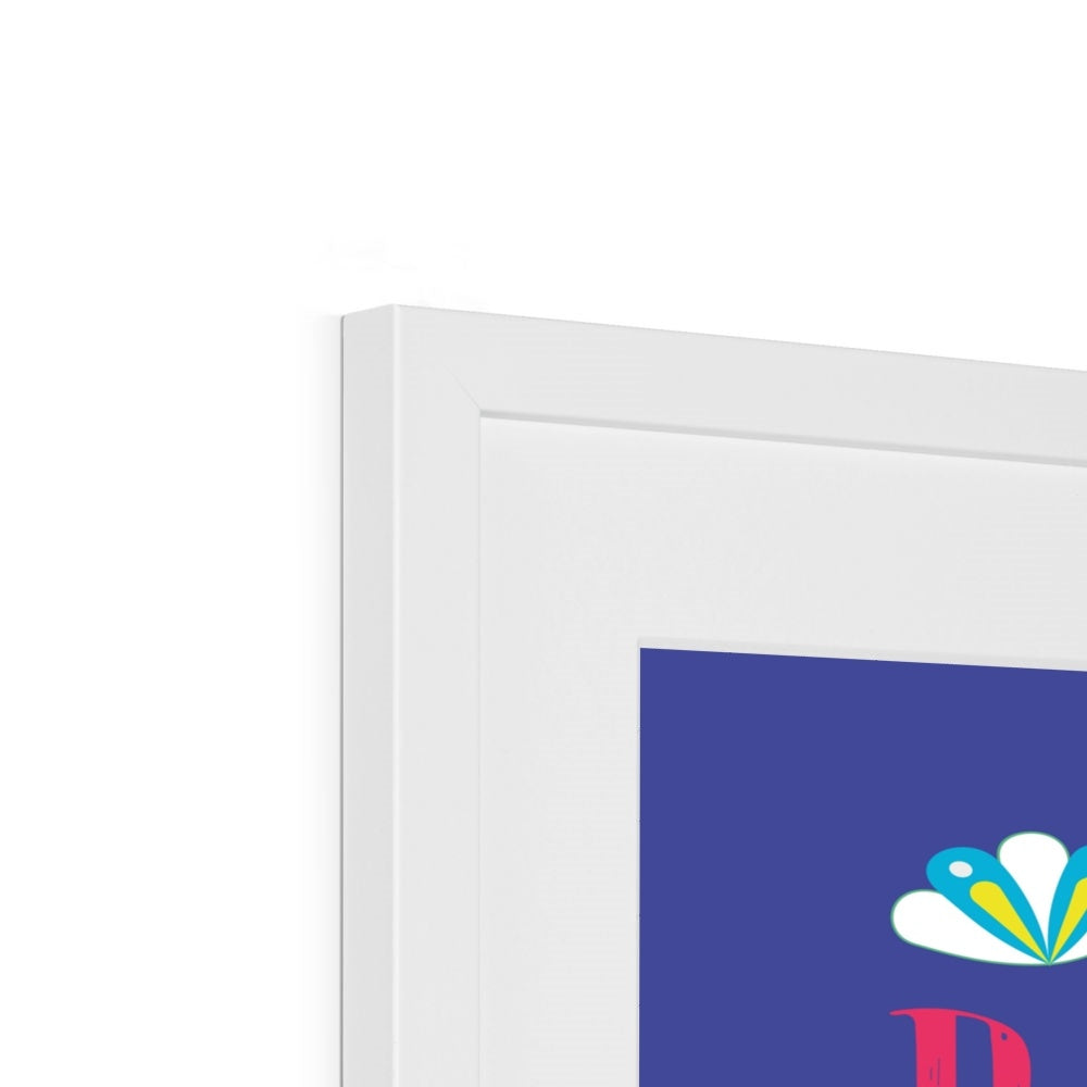 Beautiful Girl You can do anything Framed & Mounted Print