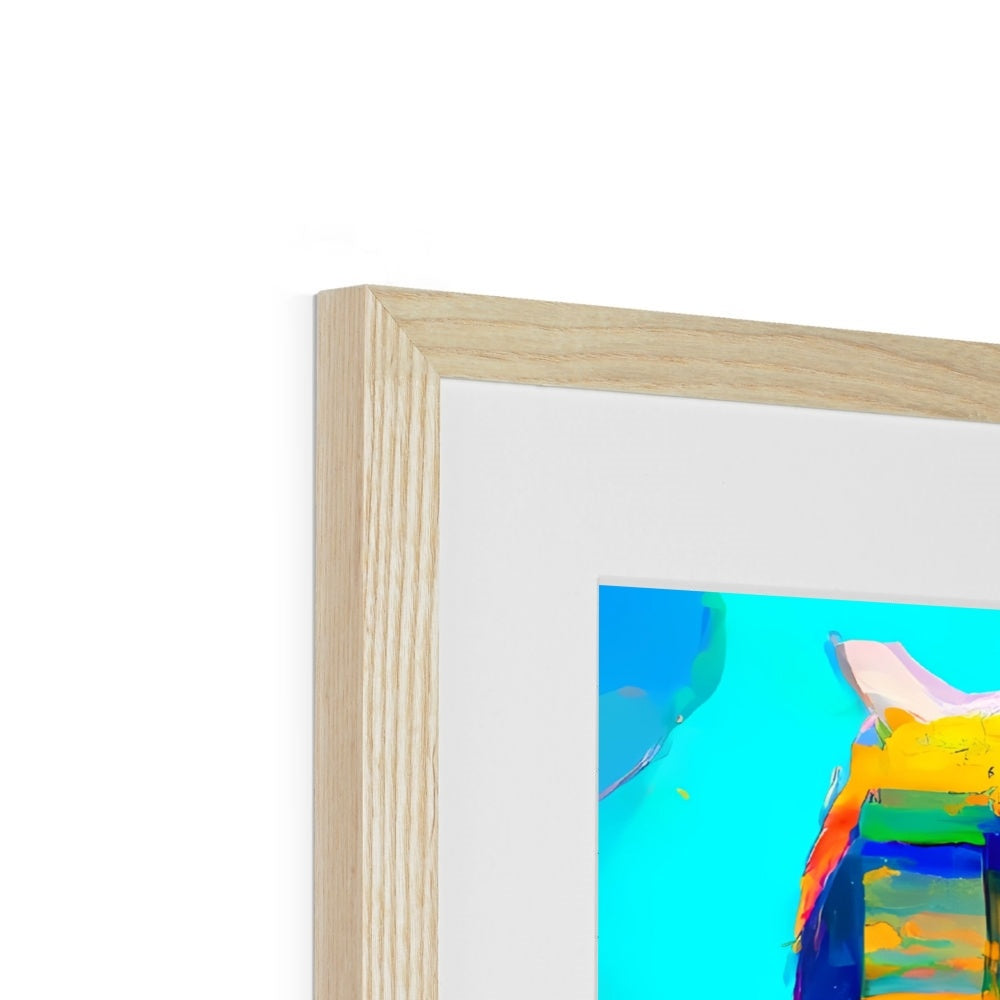 Hong Kong Impressions - Skyscrapers Framed & Mounted Print