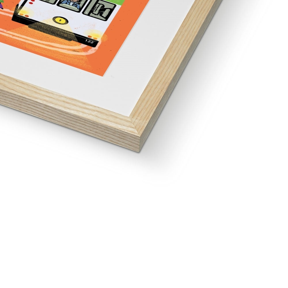 Fantasy Cityscapes - Hong Kong After Dark Framed & Mounted Print