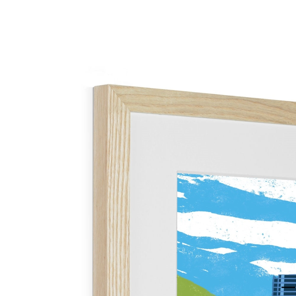 Fantasy Cityscapes - Hong Kong Lion Dance Framed & Mounted Print