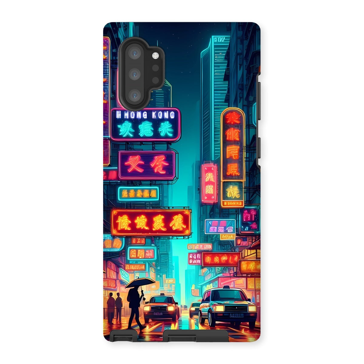 Hong Kong Night Time Neon Tough Phone Case
