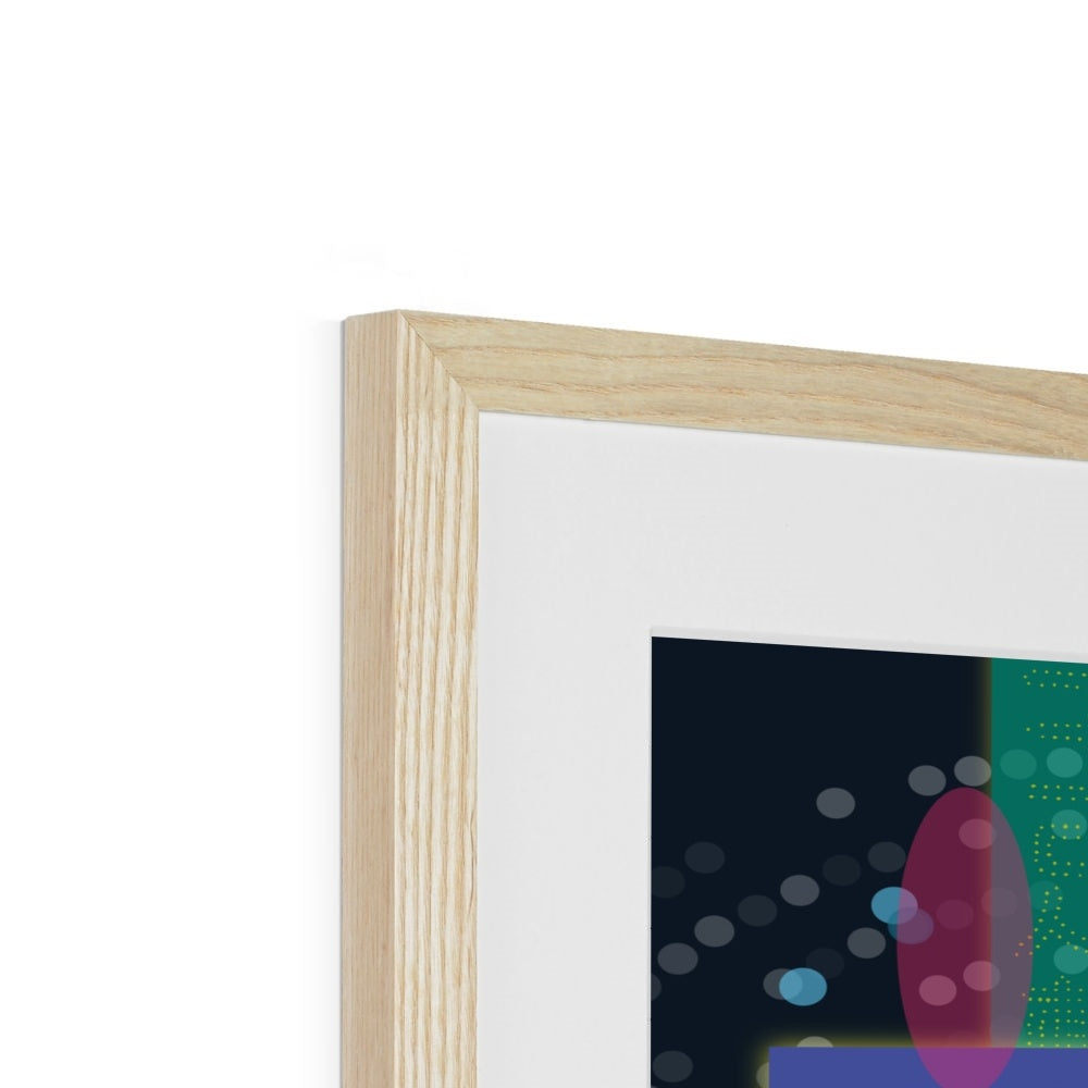 Hong Kong City Neon Framed & Mounted Print