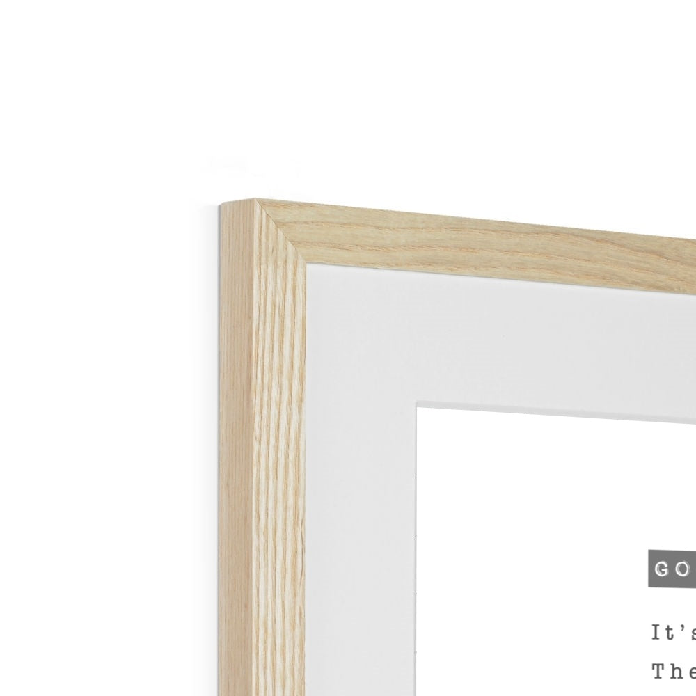 Goodbye Hong Kong (White)  Framed & Mounted Print