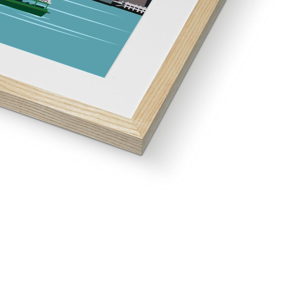 Hong Kong Harbour View Framed & Mounted Print