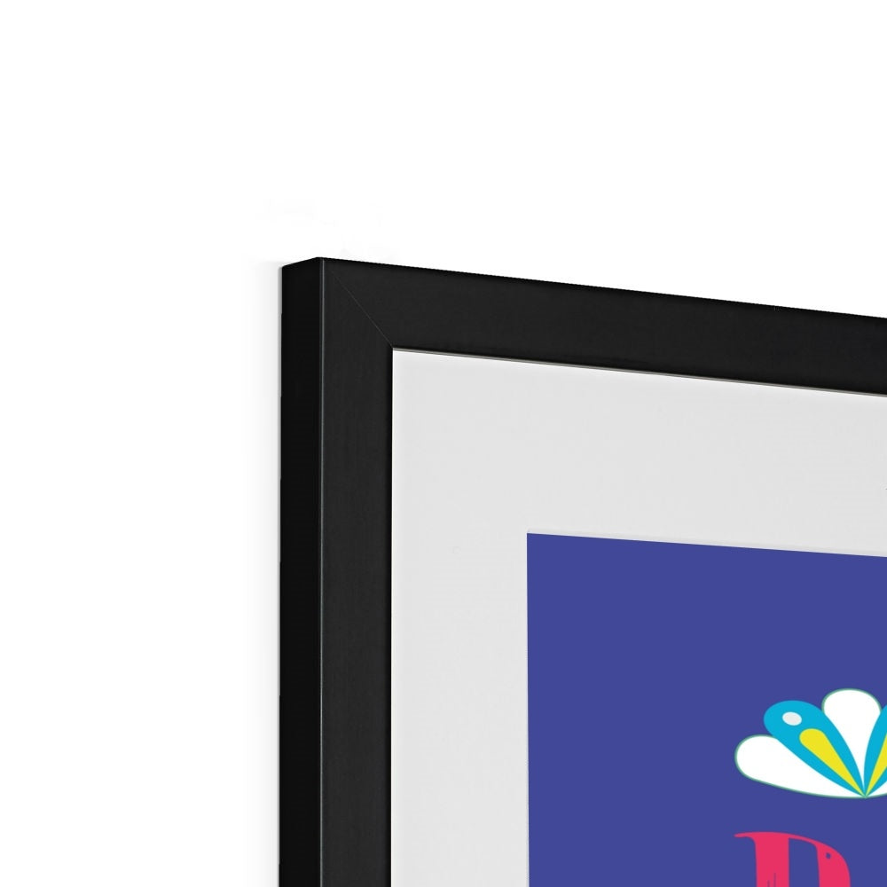 Beautiful Girl You can do anything Framed & Mounted Print