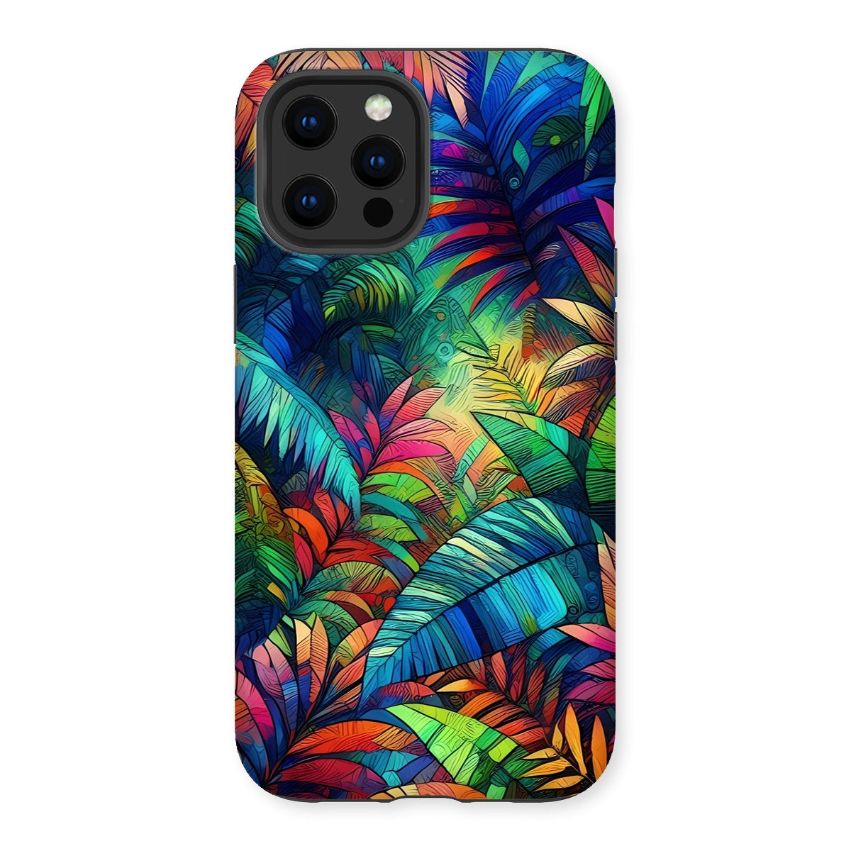 Multicolour Tropical Jungle Tough Phone Case
