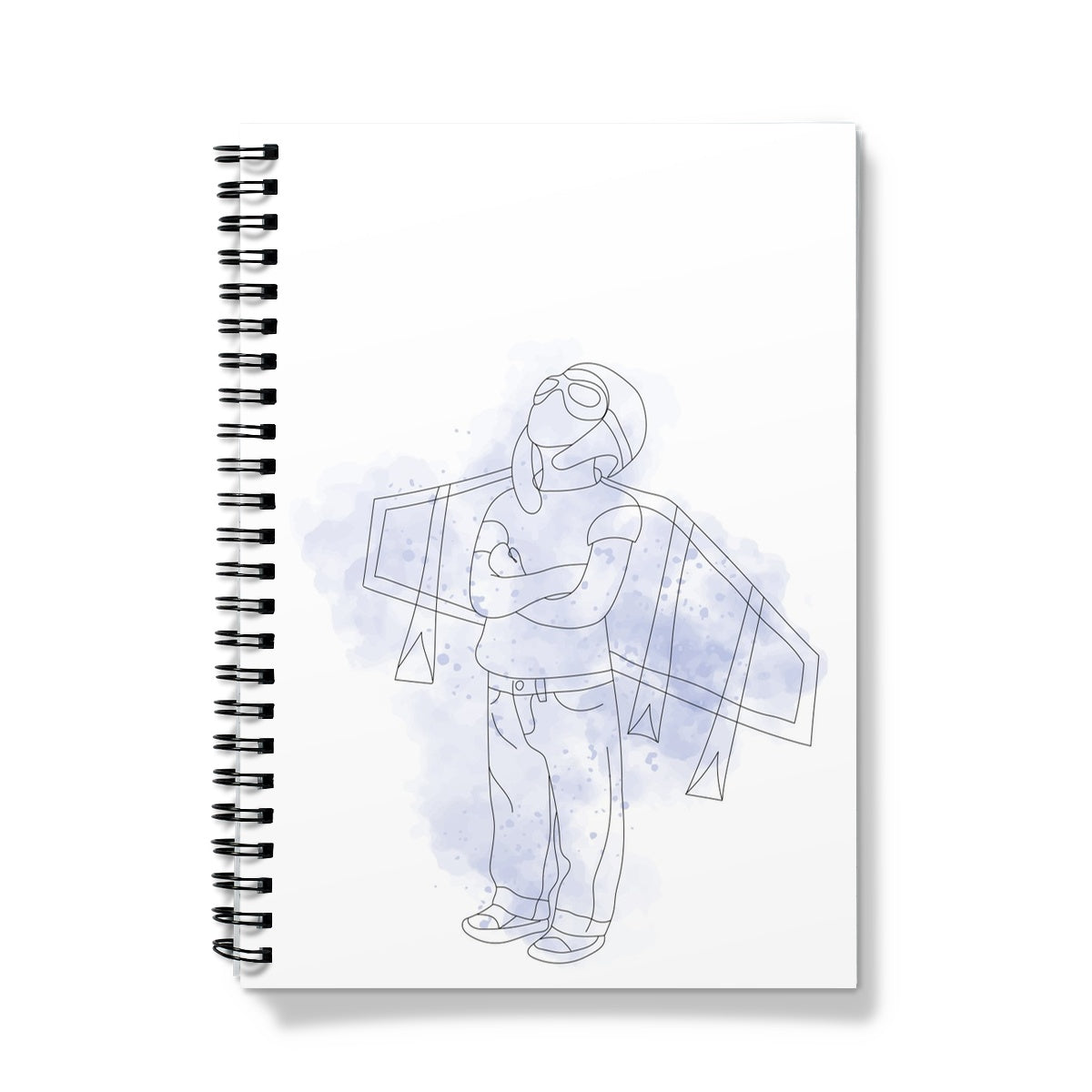 Little Aviator Line Drawing Notebook