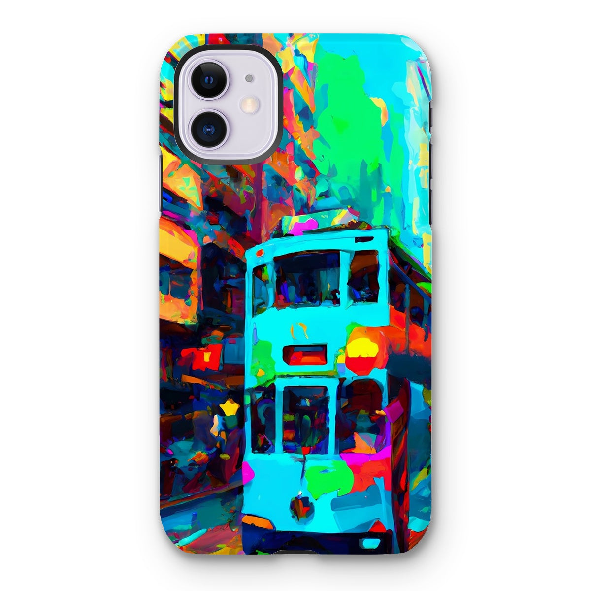 Hong Kong Impressions - Tram Tough Phone Case