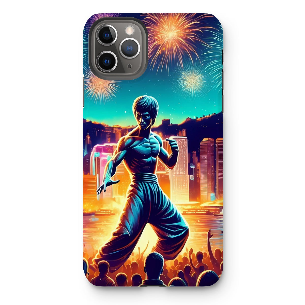 HK Rainbow Series Bruce Lee Tough Phone Case