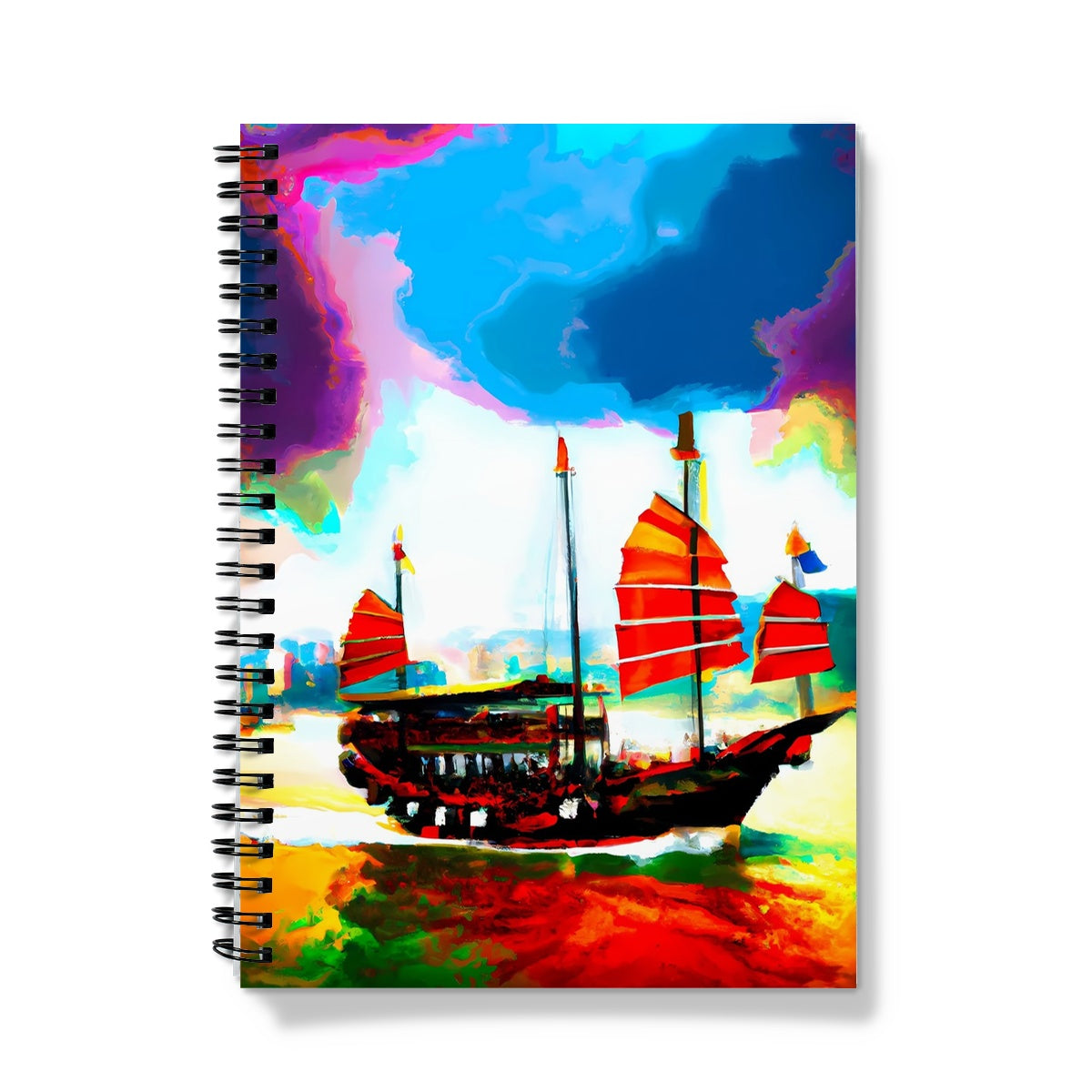 Hong Kong Impressions - Chinese Junk Notebook